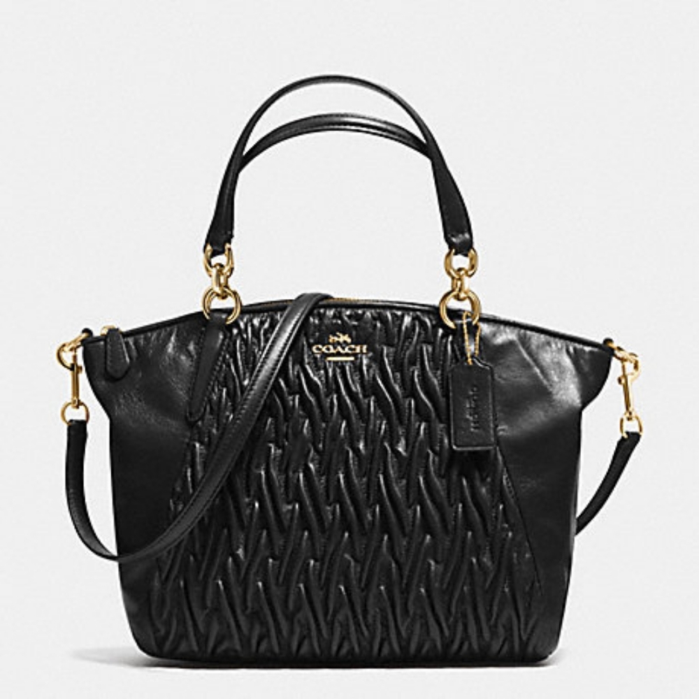 Coach Small Kelsey Satchel Gathered Twist Crossbody Bag